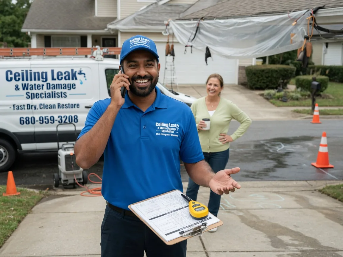 Ceiling Leak Cleanup Hamlin, TX FAQs